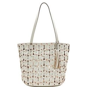 NEW Patricia Nash White Twisted Braid Mizzana